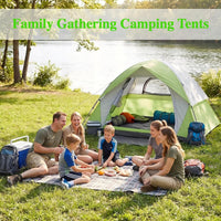 Camping Tents 4/6 Person Tents Camping Tents for Camping Waterproof Double Layer Waterproof Rain Fly for Family Outdoor Backpacking Hiking 3-Season Dome