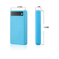 Practical Reusable 6 X 18650 Mobile Power Bank Shell Large Capacity with Strong Flashlight Power Bank Shell for Smartphone