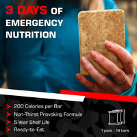 Datrex 3600 Emergency Food Bar - 3 Day/72 Hour Bar - Single Pack