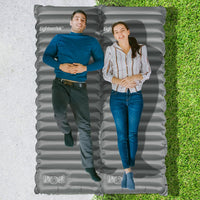 ® Sleeping Pad Mat Camping Sleeping Pad, Thick 4 Inch Camping Mattress Pad, Built-In Foot Pump Fast Self Inflating Sleeping Pad Backpacking for Campings Hiking Ultralight