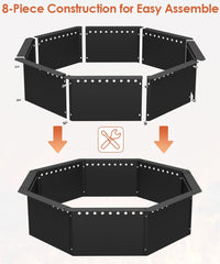 Smokeless Fire Pit Ring and Vertical Fire Pit Grate