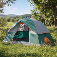 2/4/6/8 Person Camping Tent, Waterproof Windproof Tent with Rainfly for Outdoor,Enhanced Stability for Family Outdoor Camping Hiking, Lightweight Easy Setup with Carry Bag