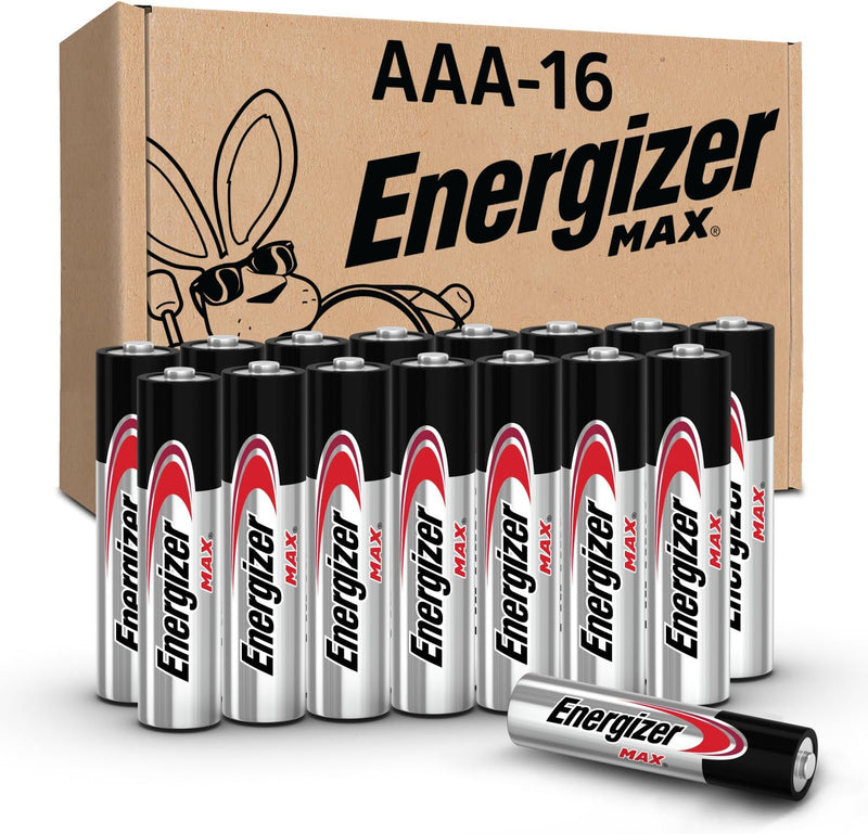 MAX AAA Batteries (16 Pack), Triple a Alkaline Batteries