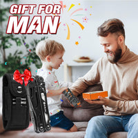 Multitool Pliers Pro BI2045AB, Stainless Steel Foldable Multi Tool with Upgraded Scissors and Screwdriver, Multitools with Replaceable Wire Cutters and Saw, Ideal for Camping,Fishing,Survival