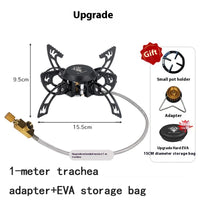 Lohascamping Folding 3800W Camping Stove UFO Gas Burners Tourist Camping Burner Capacity Lightweight Camping Stove Portable BBQ