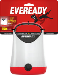 LED Camping Lantern X-250, Bright Tent Lights, Rugged Water Resistant LED Lanterns, 100 Hour Run-Time, Red and Black