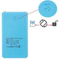 Practical Reusable 6 X 18650 Mobile Power Bank Shell Large Capacity with Strong Flashlight Power Bank Shell for Smartphone