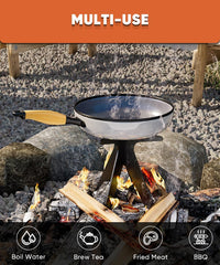 Smokeless Fire Pit Ring and Vertical Fire Pit Grate