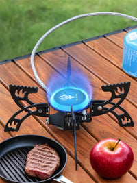 Lohascamping Folding 3800W Camping Stove UFO Gas Burners Tourist Camping Burner Capacity Lightweight Camping Stove Portable BBQ
