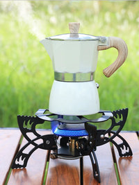 Lohascamping Folding 3800W Camping Stove UFO Gas Burners Tourist Camping Burner Capacity Lightweight Camping Stove Portable BBQ