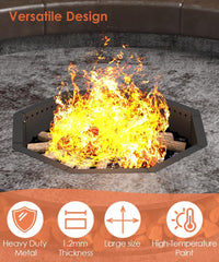 Smokeless Fire Pit Ring and Vertical Fire Pit Grate