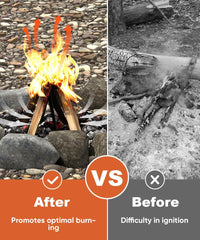 Smokeless Fire Pit Ring and Vertical Fire Pit Grate