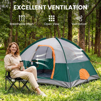 2/4/6/8 Person Camping Tent, Waterproof Windproof Tent with Rainfly for Outdoor,Enhanced Stability for Family Outdoor Camping Hiking, Lightweight Easy Setup with Carry Bag