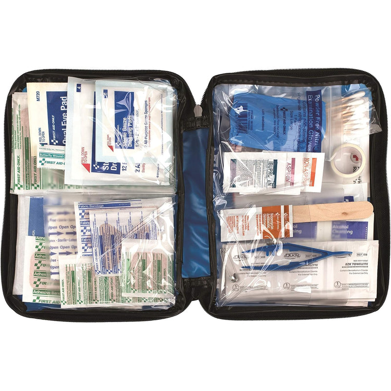 FAO-428 All-Purpose Emergency First Aid Kit for Home, Car, Travel, and Business, 131 Pieces