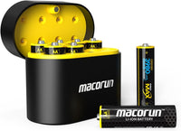 Rechargeable AA Batteries with Charger,3980Mwh High Capacity Lithium Batteries AA Rechargeable Batteries,1.5V Lithium AA Batteries, Double a Battery