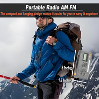 7400Mwh Emergency Weather Radio, Solar Hand Crank NOAA AM FM Portable Radio | Built-In Flashlight, Phone Charger, SOS Alarm & Digital Display, Perfect for Hurricane Survival Camping Outdoor Emergency Use