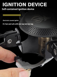 Lohascamping Folding 3800W Camping Stove UFO Gas Burners Tourist Camping Burner Capacity Lightweight Camping Stove Portable BBQ